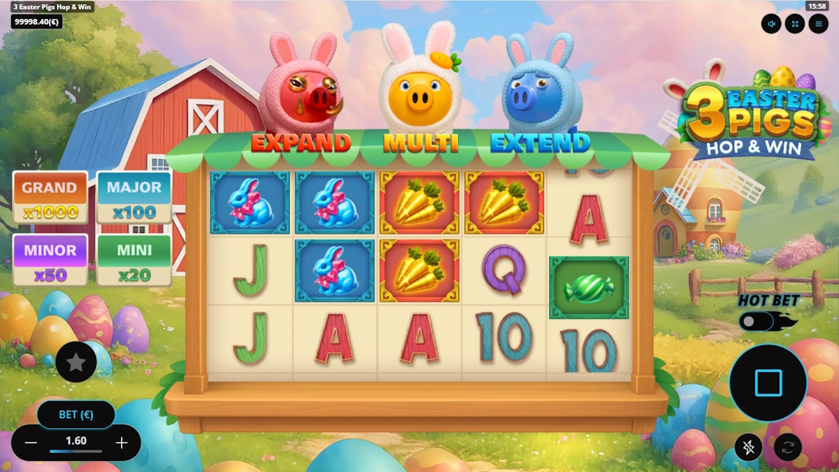 Base game in 3 Easter Pigs Hop by Gaming Corps