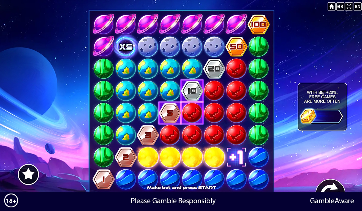 Base game in Big Bang 2 by Belatra