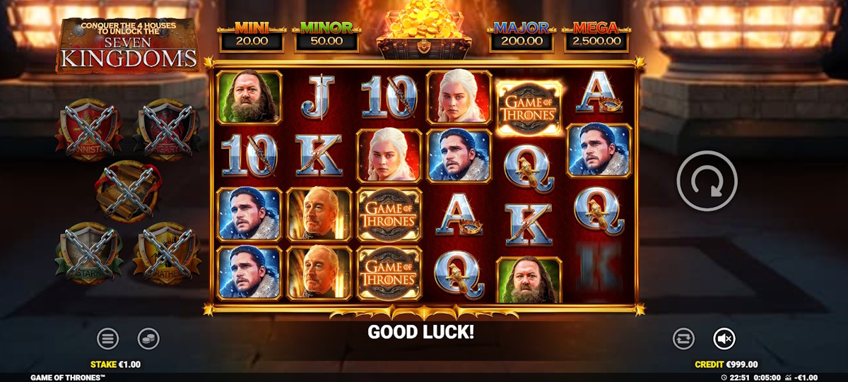 Base game in Game of Thrones™ by Blueprint Gaming
