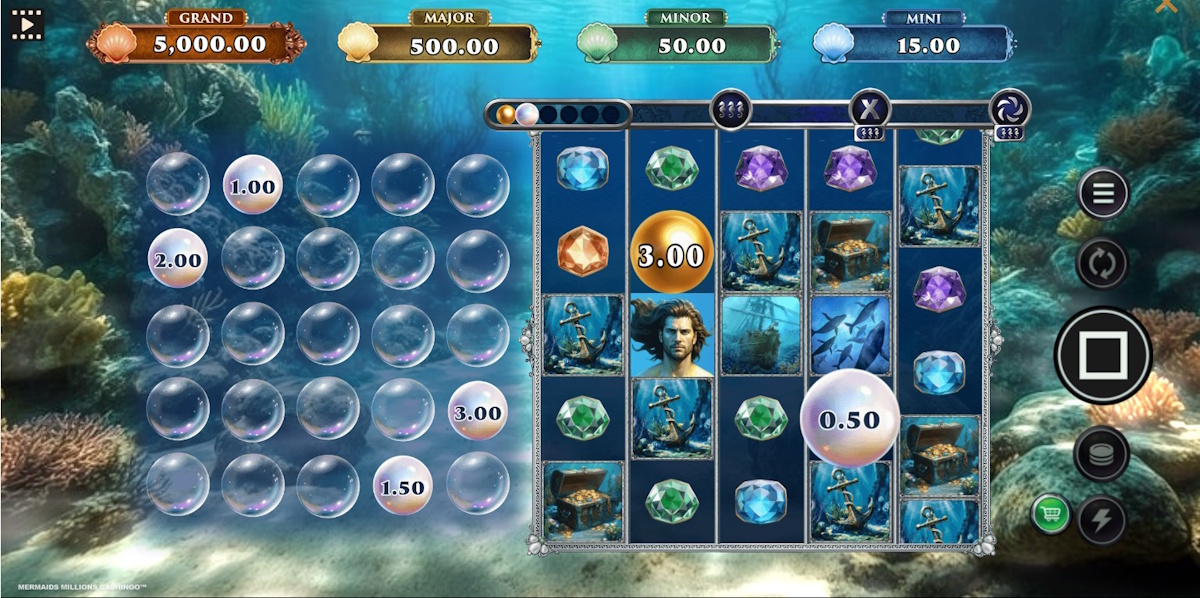 Base game in Mermaid’s Millions Cashingo™ by Games Global