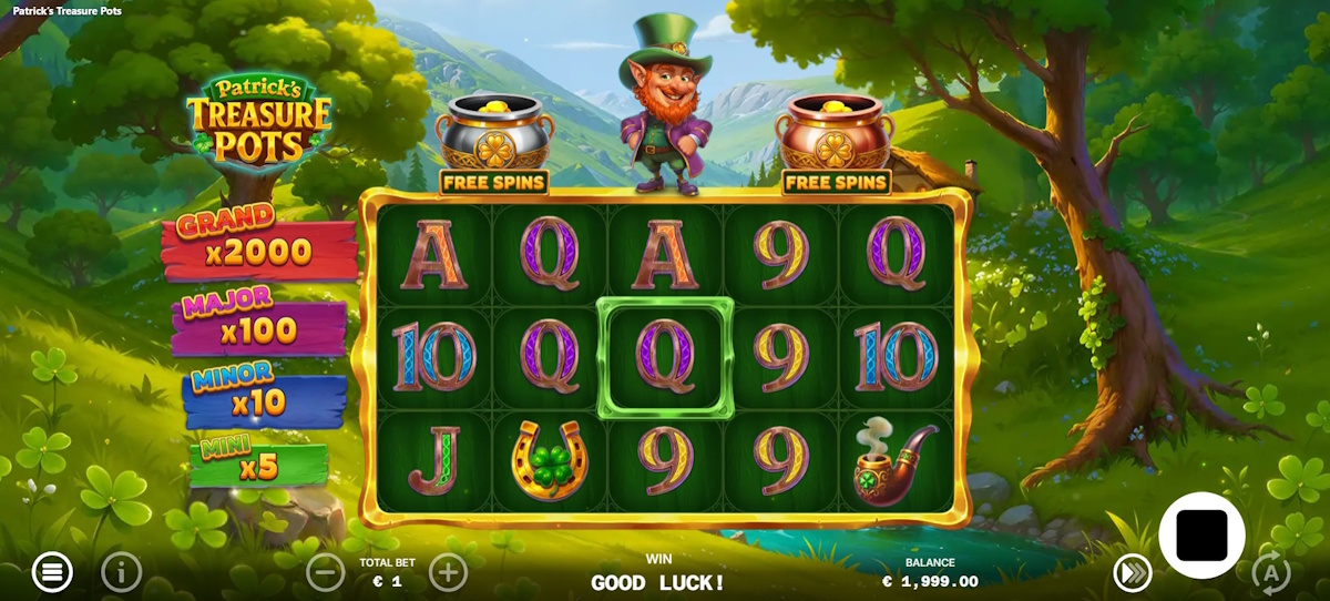 Base game in Patrick’s Treasure Pots by ELA Games