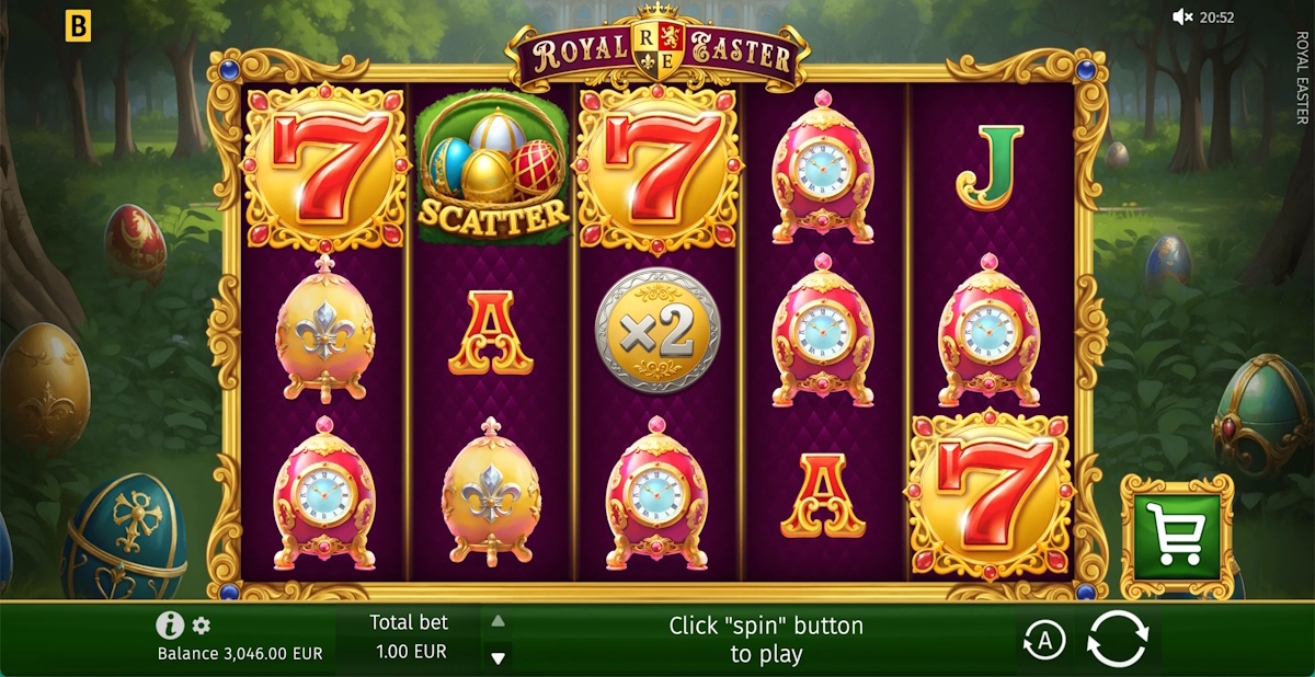 Base game in Royal Easter by BGaming