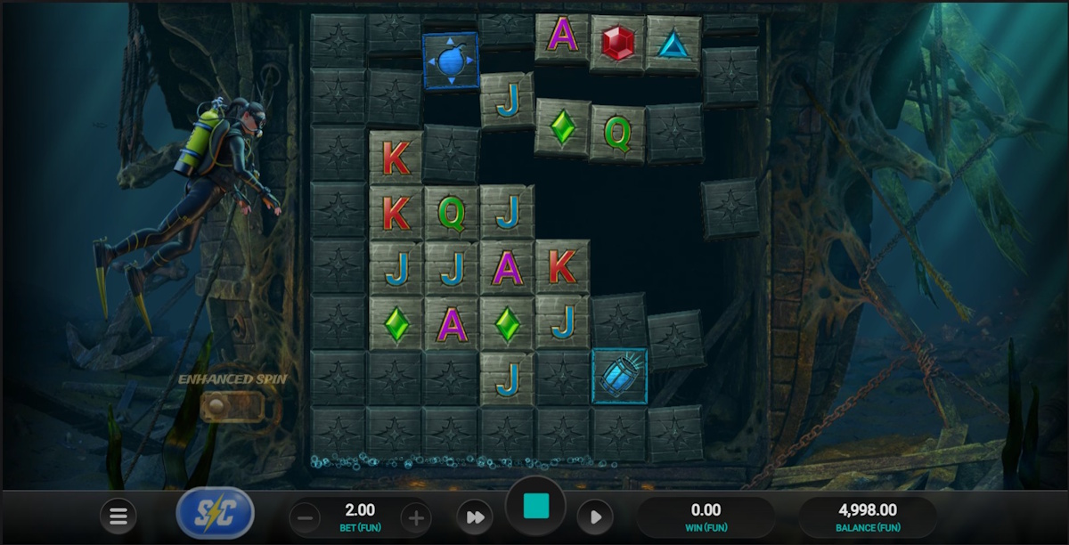 Base game in Treasure Tumble by Relax Gaming