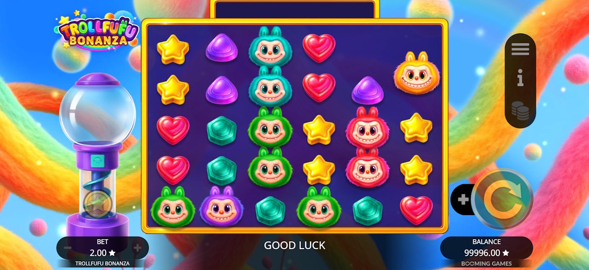 Base game in Trollfufu Bonanza by Booming Games