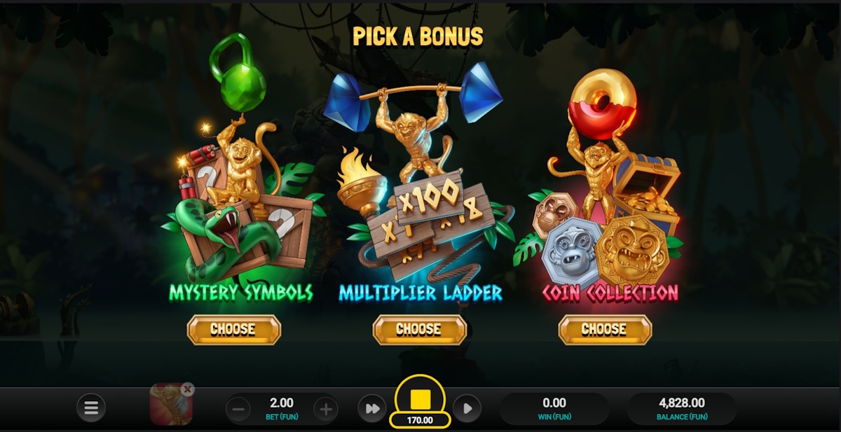 Bonus modes in Beast Gains by Relax Gaming