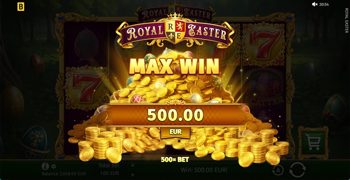 Max win in Royal Easter by BGaming