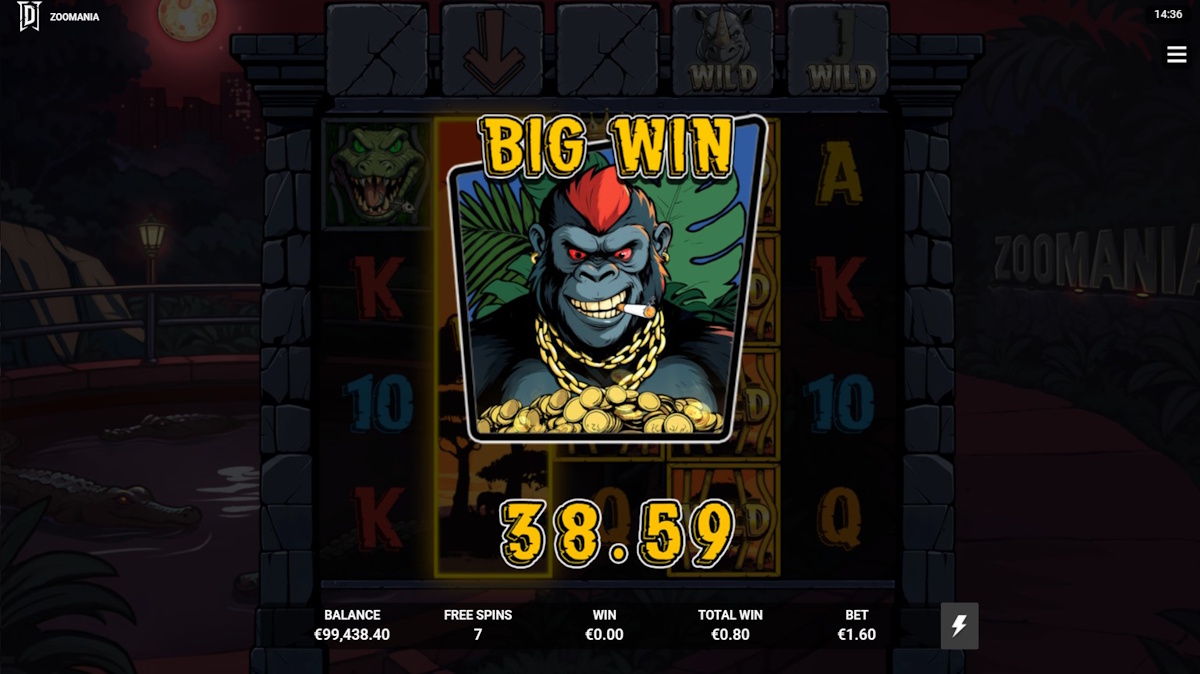 A big win in Zoomania by DEGEN Studios
