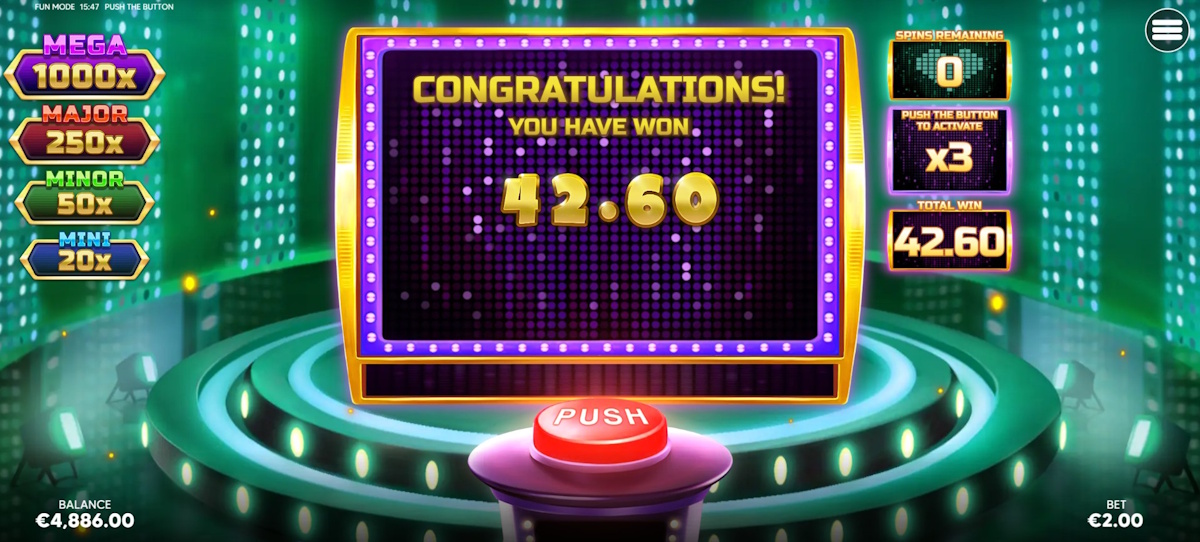 A win in Four Leaf Gaming by Four Leaf Gaming
