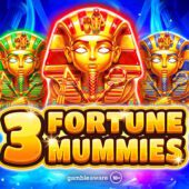 Banner of 3 Fortune Mummies by Spinomenal