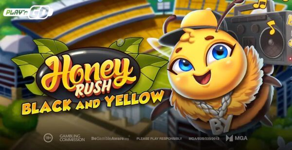 Banner of Honey Rush Black and Yellow by Play’n GO