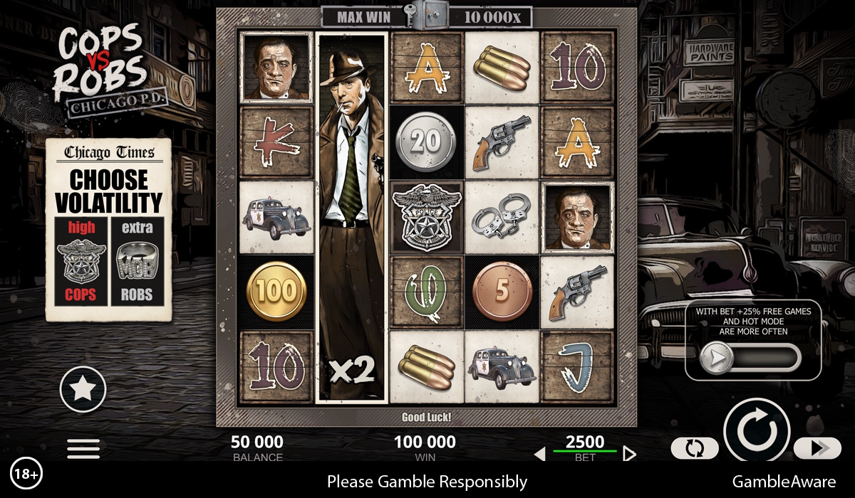 Base game in Cops vs Robs by Belatra
