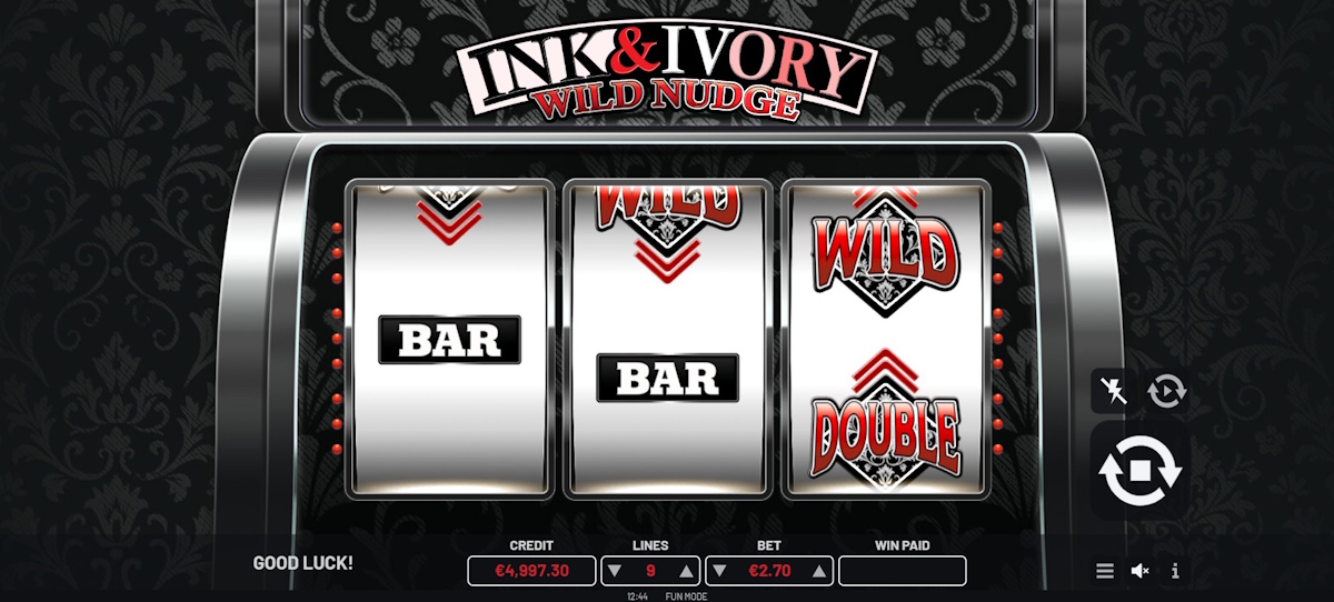 Base game in Ink & Ivory by Atomic Slot Lab