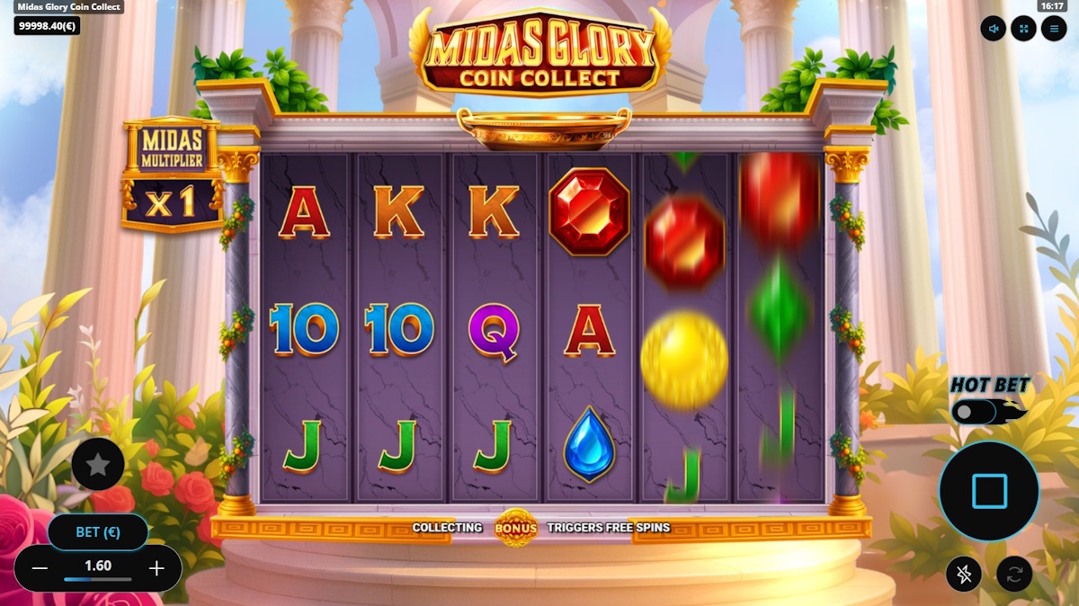 Base game in Midas Glory Coin Collect by Gaming Corps