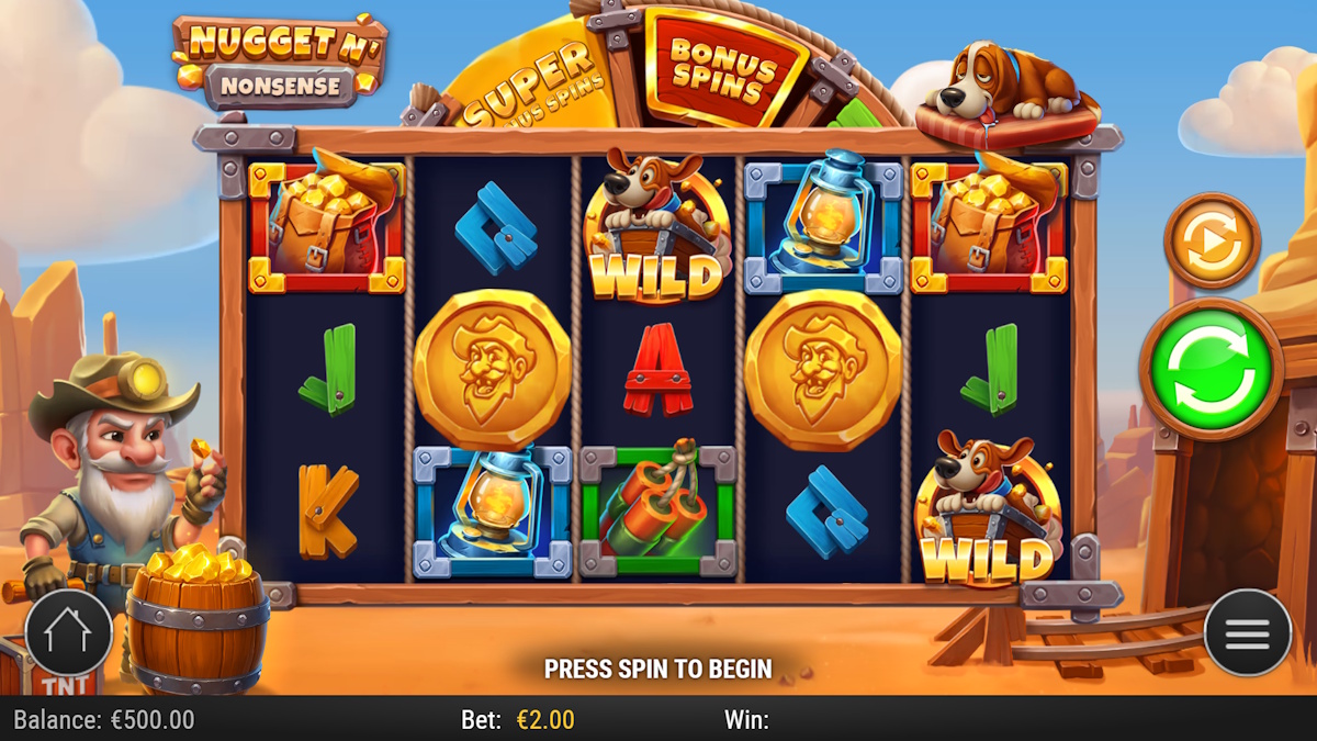 Base game in Nugget n' Nonsense by Play'n GO