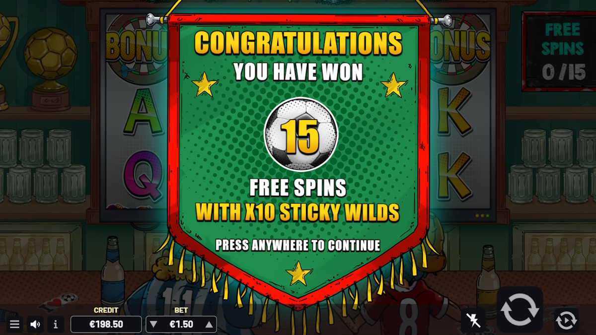 Free spins won in Wild Hour League by Indigo Magic
