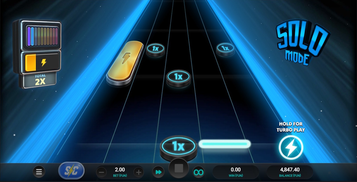 Solo mode in Guitar Quest by Relax Gaming