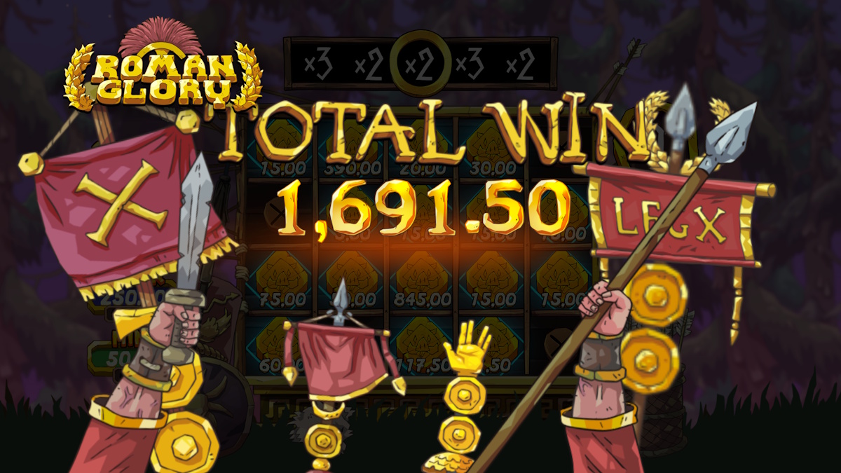 Total win in Roman Glory by Peter & Sons