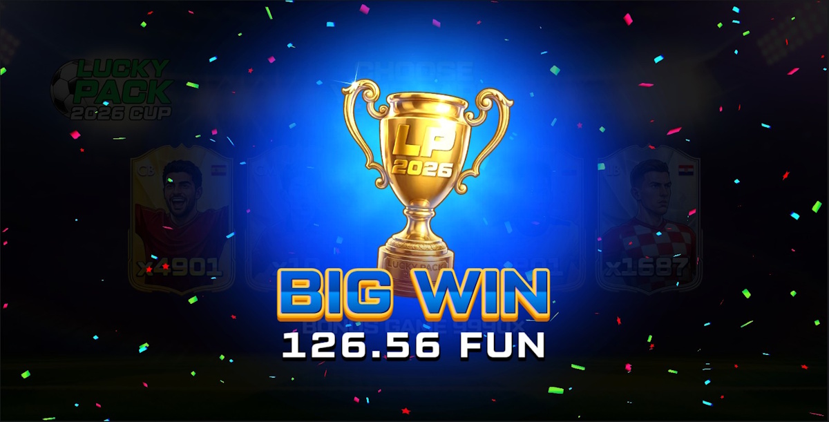 A big win in Lucky Pack 2026 Cup by BGaming