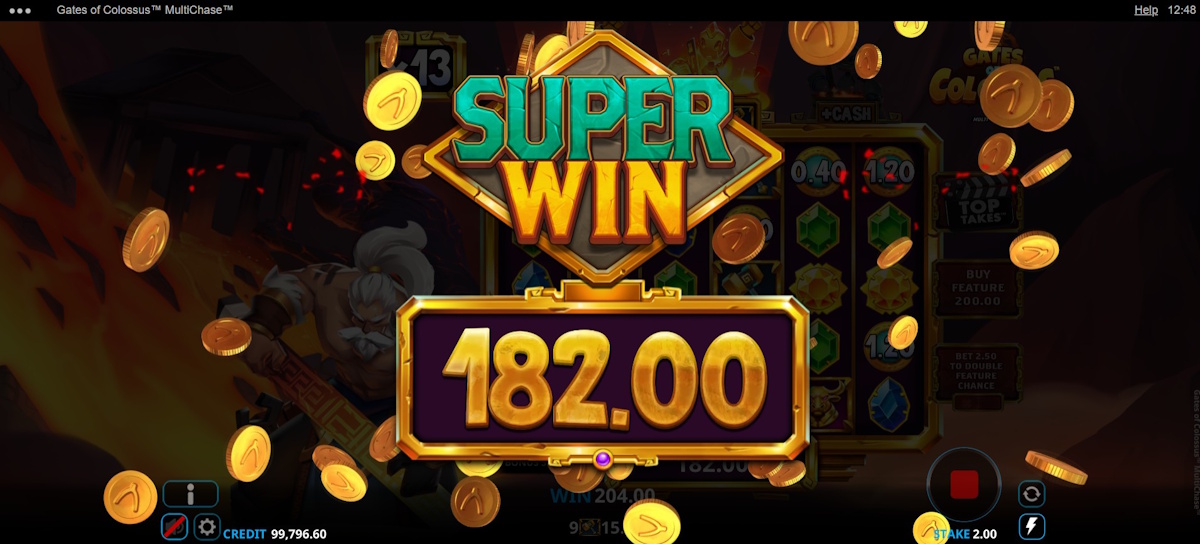 A super win in Gates of Colossus™ MultiChase™ by Wishbone Games