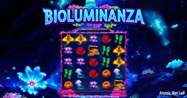 Banner of Bioluminanza by Atomic Slot Lab