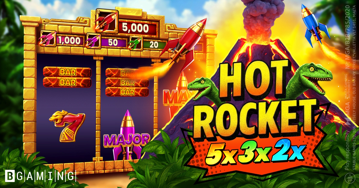 Banner of Hot Rocket 5x 3x 2x by BGaming