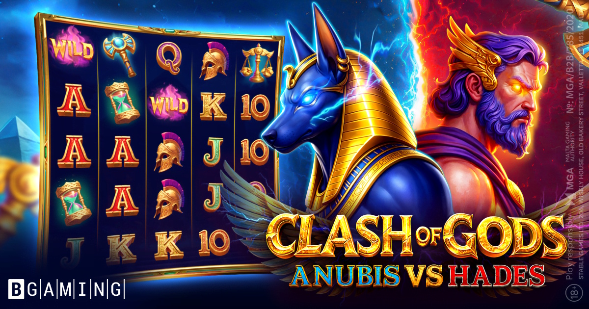 Banner of The Clash of Gods Anubis vs Hades by BGaming