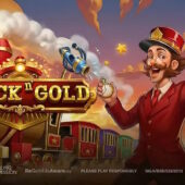 Banner of Track n’ Gold by Play’n GO