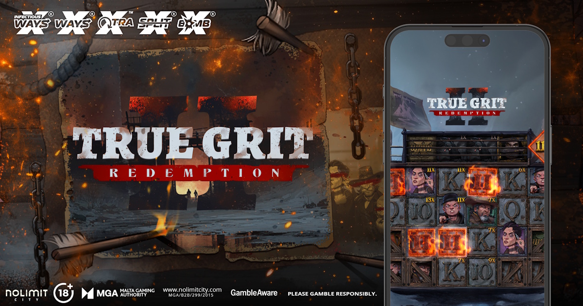 Banner of True Grit Redemption 2 by Nolimit City