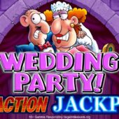 Banner of Wedding Party! Big Action Jackpots by King Show Games
