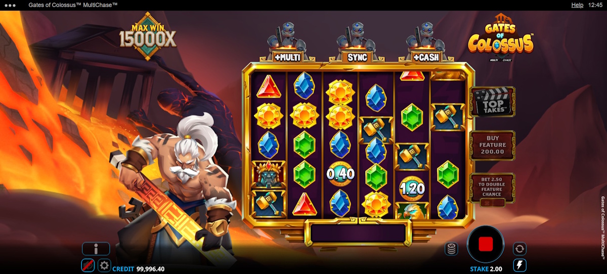 Base game in Gates of Colossus™ MultiChase™ by Wishbone Games
