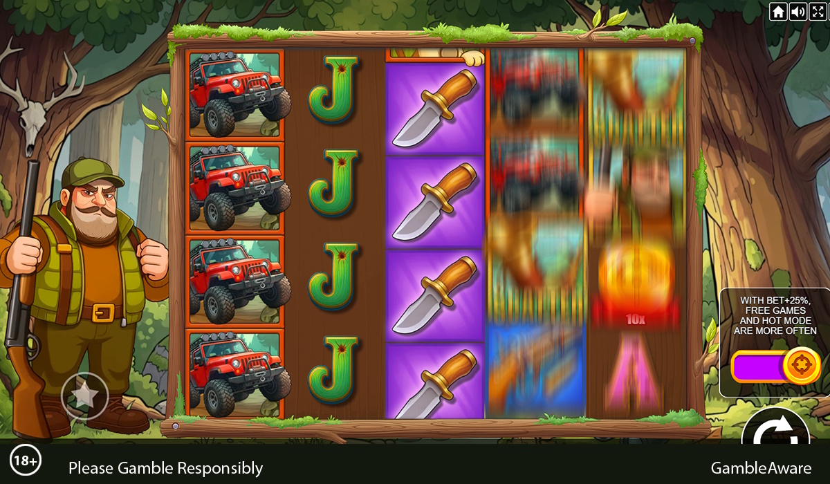 Base game in Hunt the Bucks by Belatra