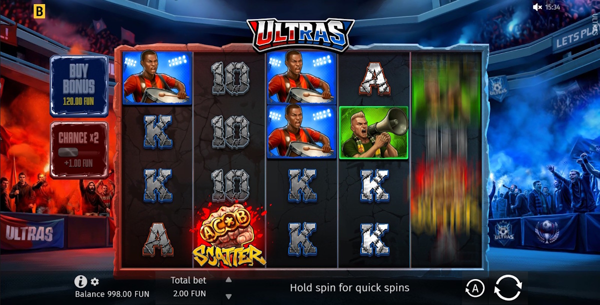 Base game in Ultras by BGaming