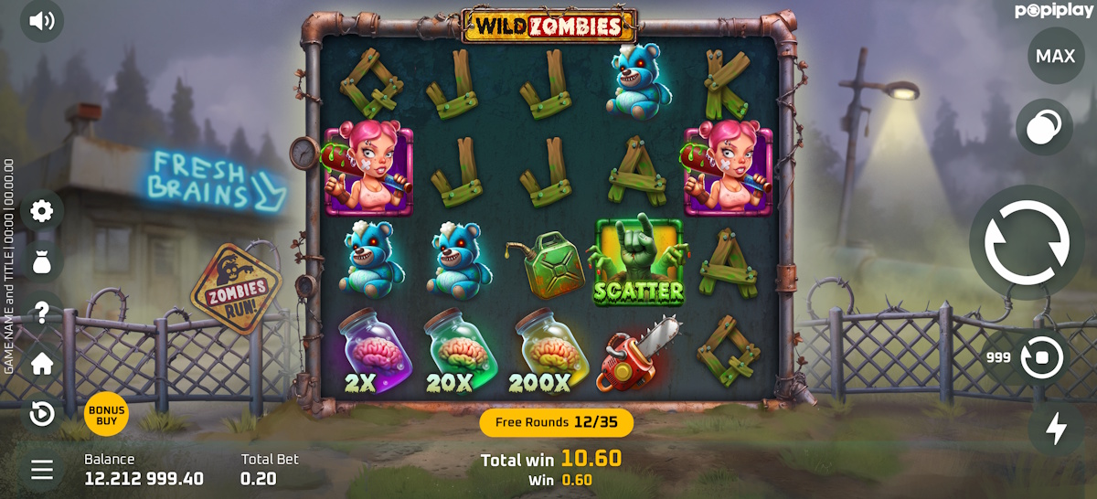 Base game in Wild Zombies by Popiplay