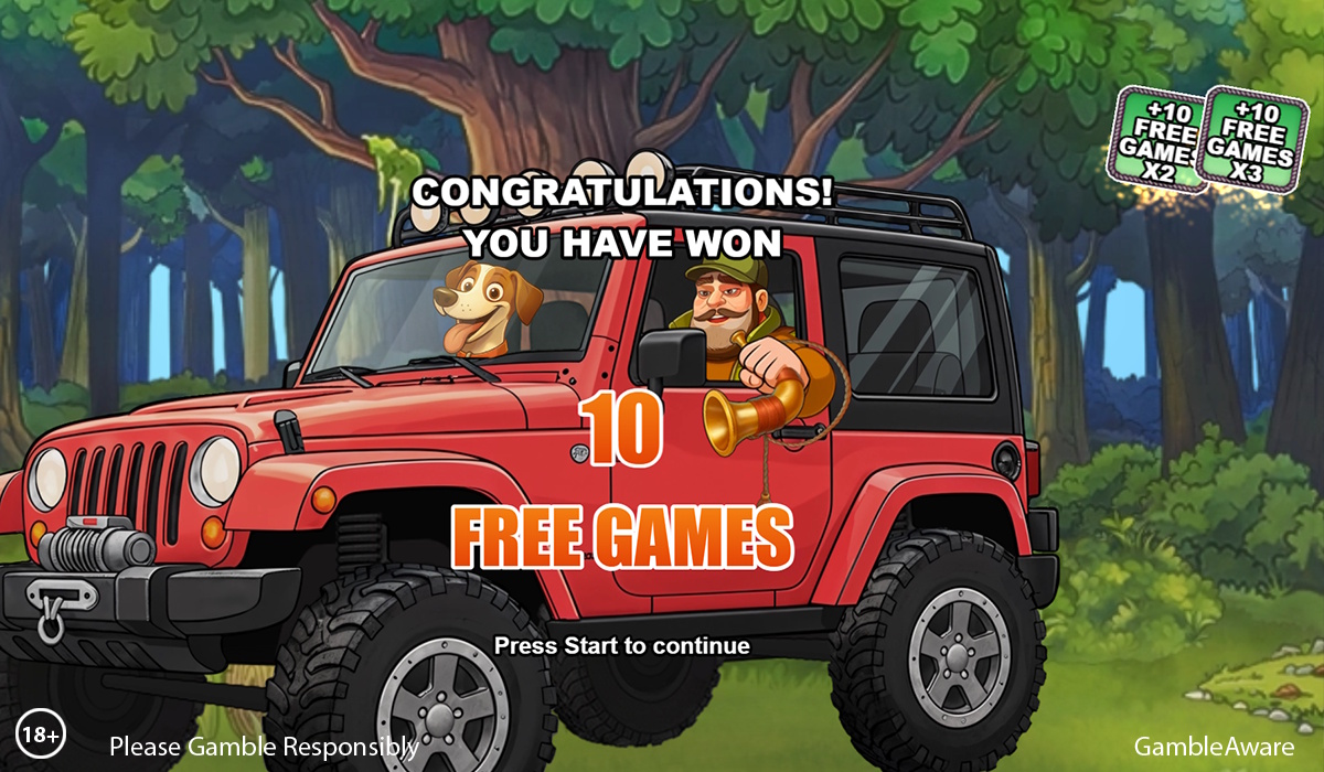 Free games won in Hunt the Bucks by Belatra