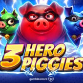 Banner of 3 Hero Piggies by Spinomenal