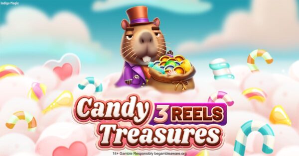 Banner of Candy Treasures 3 Reels by Indigo Magic
