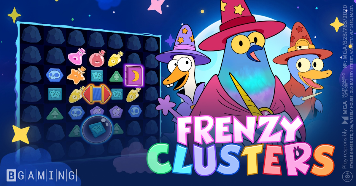 Banner of Frenzy Clusters by BGaming