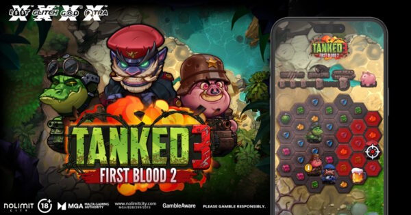 Banner of Tanked 3 First Blood 2 by Nolimit City