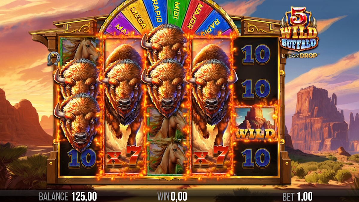 Base game in 5 Wild Buffalo Dream Drop by 4ThePlayer