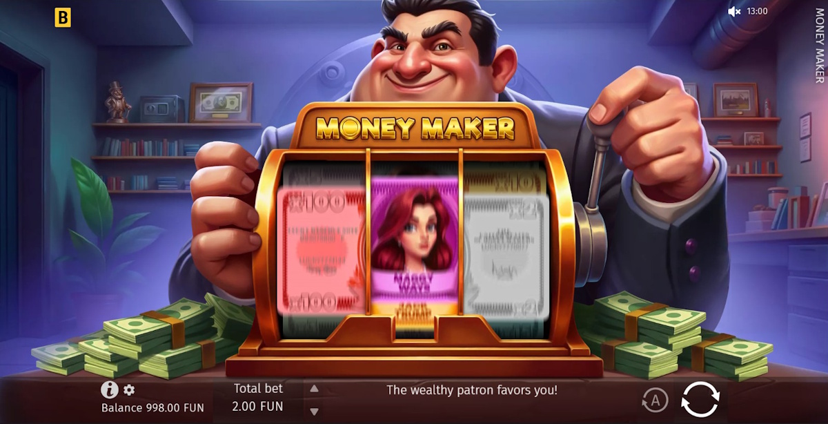 Base game in Money Maker by BGaming