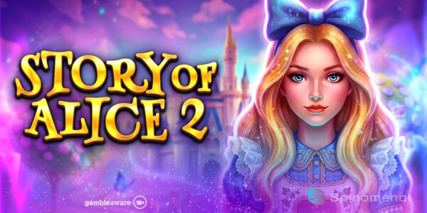 banner of story of alice 2 slot by spinomenal