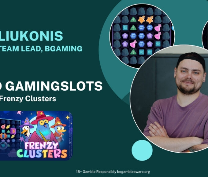 Banner of Alex Baliukonis Interview Frenzy Clusters slot Bgaming banner