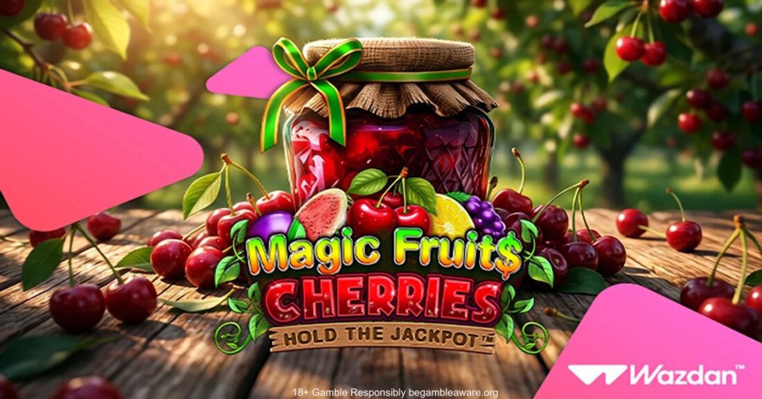 Banner of Magic Fruit$ Cherries by Wazdan