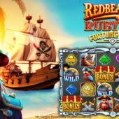 Banner of Redbeard’s Ruby Fortune Map by Reflex Gaming
