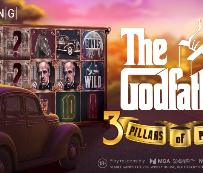 Banner of The Godfather 3 Pillars of Power by BGaming