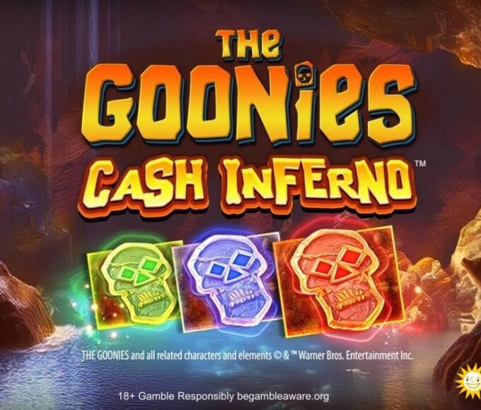 Banner of The Goonies Cash Inferno by Blueprint Gaming