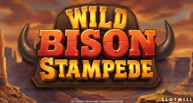 Banner of Wild Bison Stampede by Slotmill