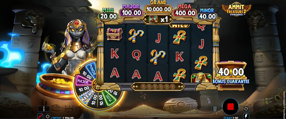 Base game in Ammit Treasure 2™ EverWheel™ by Wishbone Games