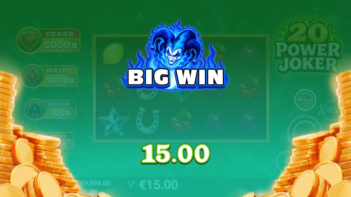 A big win in 20 Power Joker by AvatarUX