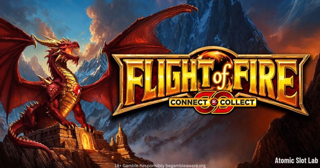 Banner of Flight of Fire by Atomic Slot Lab